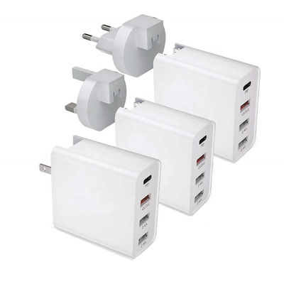 Sobre o tipo adaptador de USB da proteção da tensão da parede do QC 3,0 do paládio 48W E.U. de C